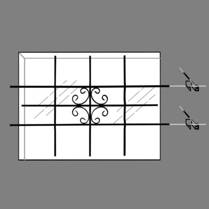 Fenstergitter 69 x 114 cm - Image 7