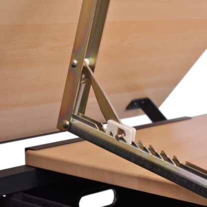 Zeichentisch mit neigbarer Tischplatte 2 Schubladen und Hocker - Image 5