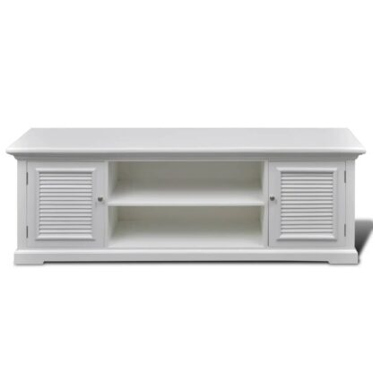 TV-Schrank Weiß Holz - Image 3