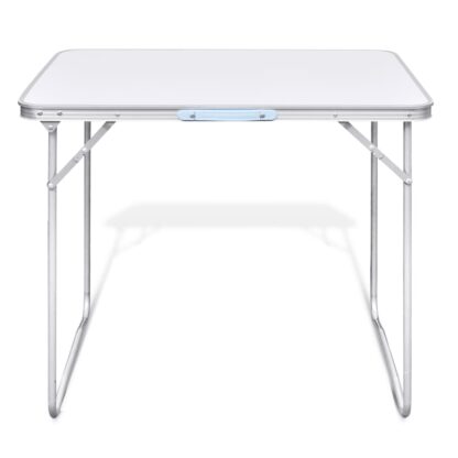 Campingtisch zusammenklappbar mit Metallrahmen 80 x 60 cm - Image 3
