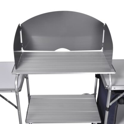 Campingküche Klappbar mit Aluminium-Windschutz - Image 4