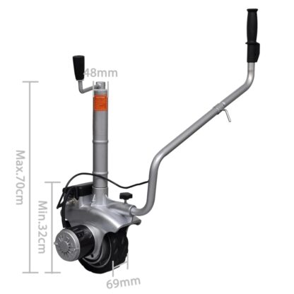 Stützrad Motorisiert Rangierhilfe für Anhänger 12V 350W - Image 7