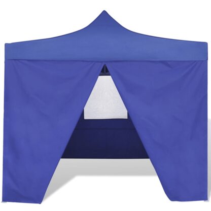 Faltzelt mit 4 Wänden 3 x 3 m Blau - Image 3