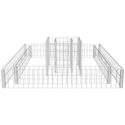 Gabionen-Pflanzkübel Verzinkter Draht - Image 4