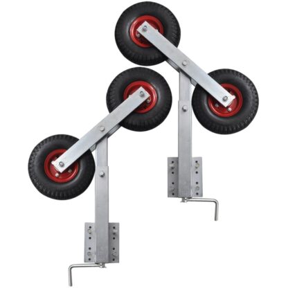 Bootstrailer-Stützen Doppelrad 2er-Set 59-84 cm - Image 5