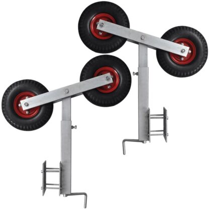 Bootstrailer-Stützen Doppelrad 2er-Set 59-84 cm - Image 6
