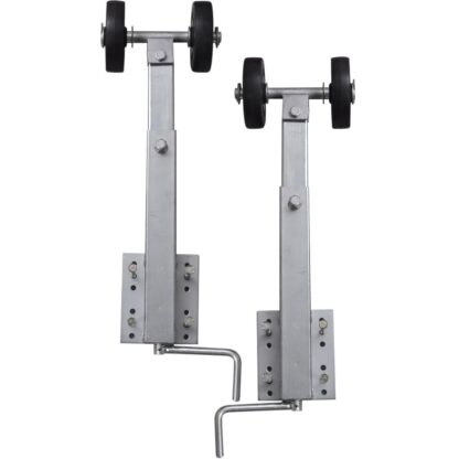 Bootstrailer-Kurbelstützen Doppelrollen 2er-Set 59-84 cm - Image 3