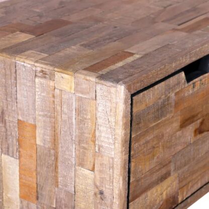 Konsolentisch mit 3 Schubladen Altholz Teak - Image 8