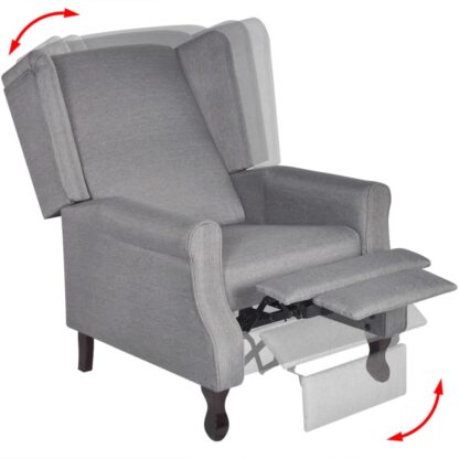 Sessel Grau Stoff - Image 5