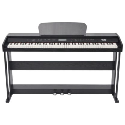 Digitalpiano mit 88 Tasten und Pedalen Schwarz Melaminplatte - Image 2