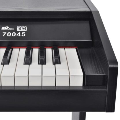 Digitalpiano mit 88 Tasten und Pedalen Schwarz Melaminplatte - Image 4