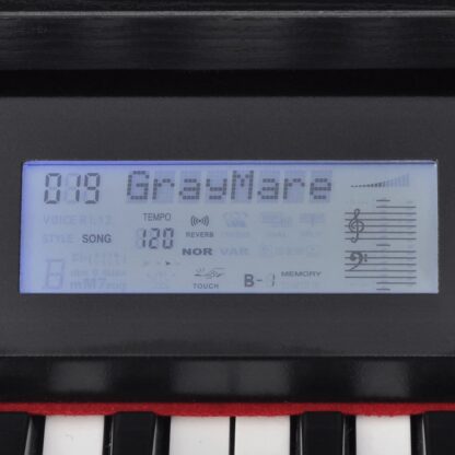 Digitalpiano mit 88 Tasten und Pedalen Schwarz Melaminplatte - Image 6