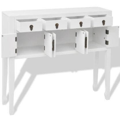 Sideboard Chinesischer Stil Massivholz Weiß - Image 4