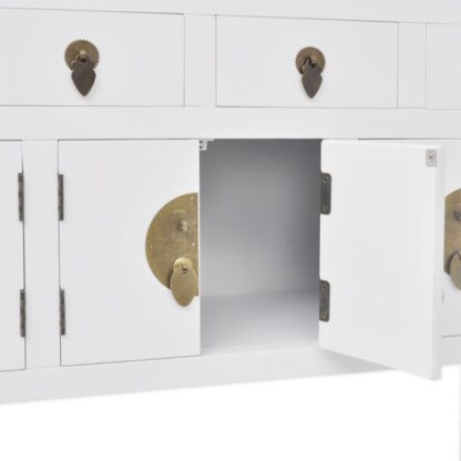 Sideboard Chinesischer Stil Massivholz Weiß - Image 6