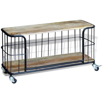 TV-Schrank Massivholz Mango 100x40x45 cm - Image 2