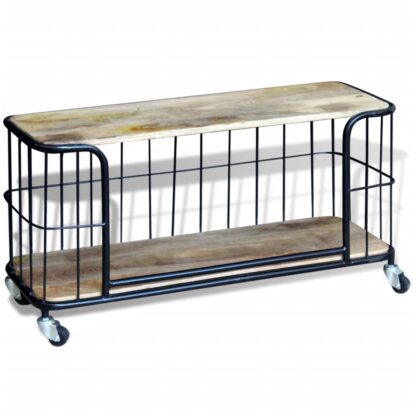 TV-Schrank Massivholz Mango 100x40x45 cm - Image 3