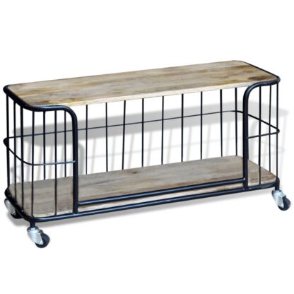 TV-Schrank Massivholz Mango 100x40x45 cm - Image 4