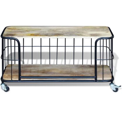 TV-Schrank Massivholz Mango 100x40x45 cm - Image 6