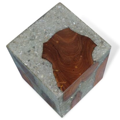 Hocker Teak Massivholz und Harz - Image 7