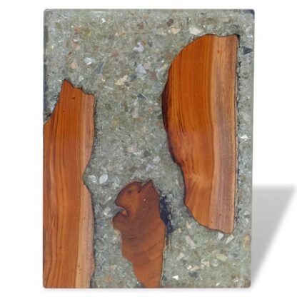 Hocker Teak Massivholz und Harz - Image 10
