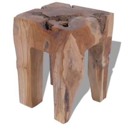 Hocker Massivholz Teak - Image 2