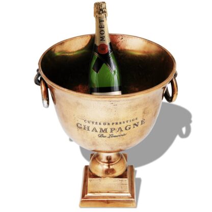 Champagner-Kühler Pokal Kupfer Braun - Image 2