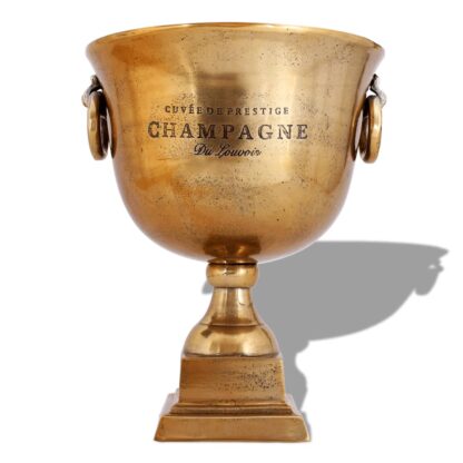 Champagner-Kühler Pokal Kupfer Braun - Image 3