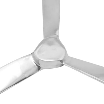 Wanddekoration Propeller Silbern 70cm Aluminium - Image 4