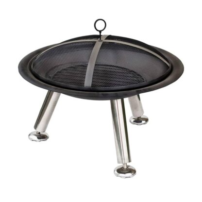 RedFire Feuerschale Chicago Schwarz Stahl 75 cm 85013 - Image 2