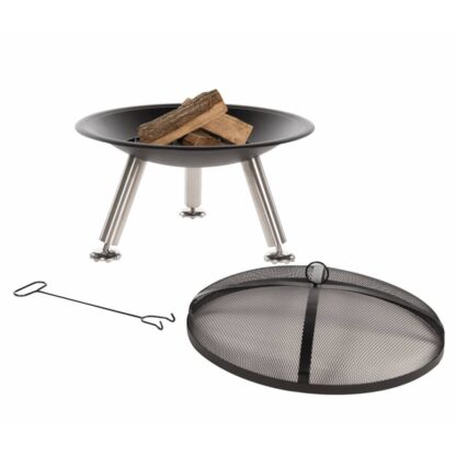 RedFire Feuerschale Chicago Schwarz Stahl 75 cm 85013 - Image 3