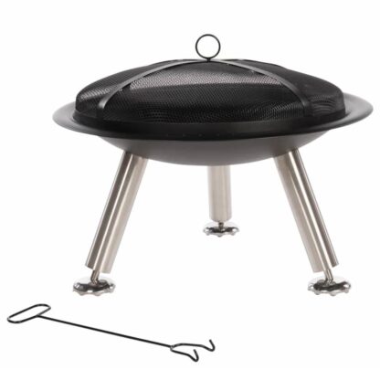 RedFire Feuerschale Chicago Schwarz Stahl 75 cm 85013 - Image 10