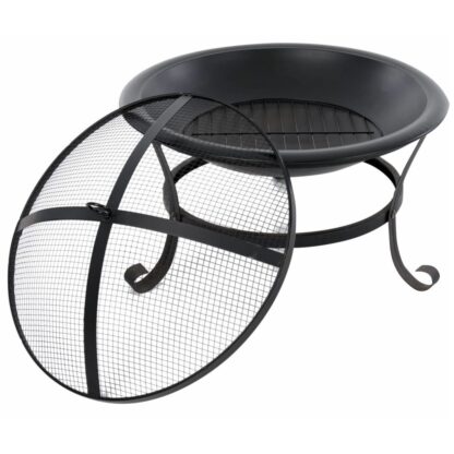 RedFire Feuerschale Atlanta Schwarz Stahl 51 cm 85014 - Image 7