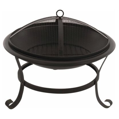 RedFire Feuerschale Atlanta Schwarz Stahl 51 cm 85014 - Image 8