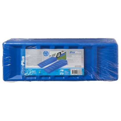 ProPlus 2-tlg. Reisemobil-Nivellierer-Set 75 mm Kunststoff Blau - Image 6