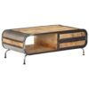 Couchtisch 100 x 50 x 35 cm Mango-Massivholz
