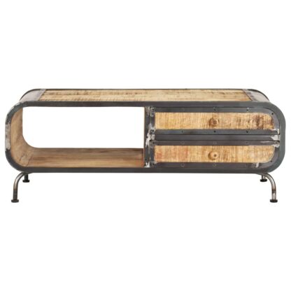 Couchtisch 100 x 50 x 35 cm Mango-Massivholz - Image 2