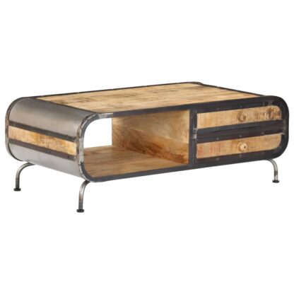 Couchtisch 100 x 50 x 35 cm Mango-Massivholz - Image 10