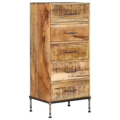 Kommode 45x35x106 cm Massivholz Mango - Image 9