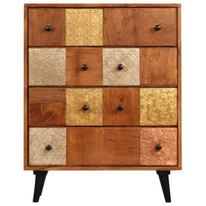 Kommode 60x30x75 cm Massivholz Akazie - Image 2