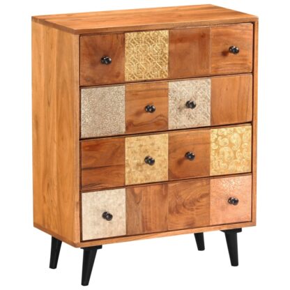Kommode 60x30x75 cm Massivholz Akazie - Image 11