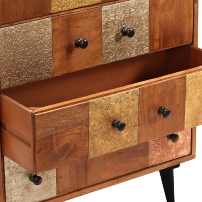 Kommode 60x30x75 cm Massivholz Akazie - Image 4