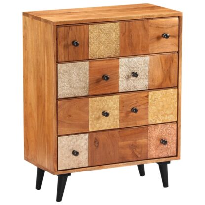 Kommode 60x30x75 cm Massivholz Akazie - Image 9