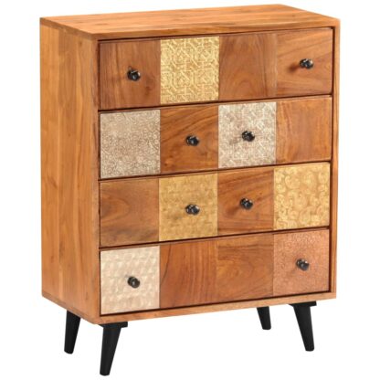 Kommode 60x30x75 cm Massivholz Akazie - Image 10