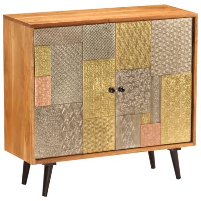 Sideboard 80 x 30 x 75 cm Akazie Massivholz - Image 11