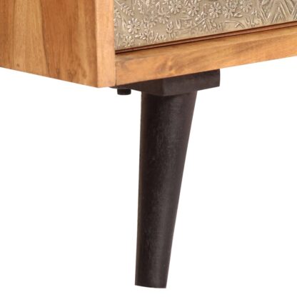 Sideboard 80 x 30 x 75 cm Akazie Massivholz - Image 4