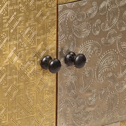 Sideboard 80 x 30 x 75 cm Akazie Massivholz - Image 5