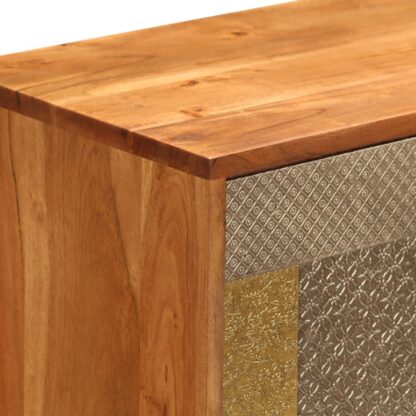 Sideboard 80 x 30 x 75 cm Akazie Massivholz - Image 6
