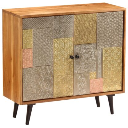 Sideboard 80 x 30 x 75 cm Akazie Massivholz - Image 10