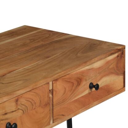 Wandschreibtisch 90x40x170 cm Massivholz Akazie - Image 4