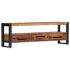 TV-Schrank 140×30×45 cm Massivholz Akazie
